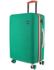 [GAP] Stripe Large 76cm Hard-shell Suitcase in Turquoise