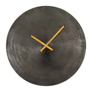 SSH COLLECTION Santos 74cm Wide Round Wall Clock - Antique Black