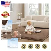 Coral Velvet Nursery Rug - 4’11” X 3’28” Soft Play Mat for Infants & Toddlers