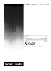 Harman Kardon FL-8400 CD Changer Owners Manual