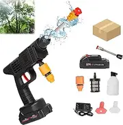 Ez Jet Power Washer - 6 in 1 High Pressure Wireless Car Washer Water Gun, Hydro Washer, Cordless Sprayer, Water Cannon (A)