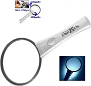 High Power HandHeld Magnifier - Large Magnifying Glass for with Lamp 90 mm