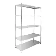 Stainless Steel Kitchen Microwave Oven Storage Rack Multilayer Organizer for Cookware