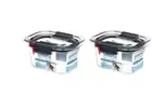 2 x Sistema Brilliance 380mL Food Storage Container Box BPA-Free (Made in NZ)