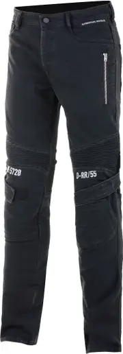 Alpinestars AS-DSL Ryu Motorcycle Jeans, black, Size 33 for Men