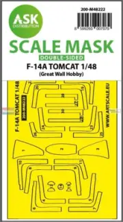 ASKM48222 1:48 ASK/Art Scale Double Sided Mask - F-14A Tomcat (GWH kit)