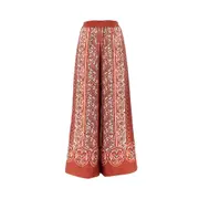 [LA DOUBLE J] LA DOUBLE J Printed silk palazzo pants Woman L L Red