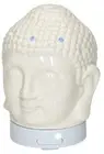 Buddha 90602 Ceramic Ultrasonic Aromatherapy Essential Oil Diffuser 100ml White