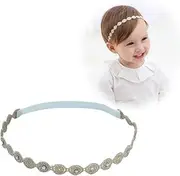 Baby Girl Floral Headbands Soft Cute Hair Band Elastic Hair Accessories for Newborn Infant Toddlers and Children