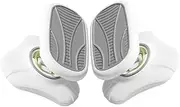 2pcs Under Desk Foot Rest White Foot Stool for Office Relaxation and Leg Support Versatile Footrest for Home Toilet and Bedroom Decor Enhances Comfort and Posture