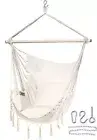 Hammock Chair Oversized Hanging Rope Swing Seat Chair with Pocket Max 350 Lbs...