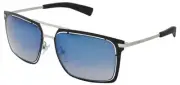 Police OFFSIDE 7 SPL 159 531X Black Aviator Blue Non-Polarized Unisex Sunglasses