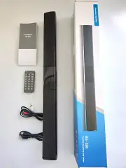 Wireless Surround Sound Bar 4 Speaker System BT Subwoofer TV Home Theater Remote