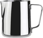 Cabilock 200ml Stainless Steel Milk Frothing Jug - Frother Coffee Latte Container Pitcher, Milk Frothing Pitcher, Pouring Jug Espresso Cup Creamer Cup for Cappuccino Latte Art