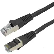 Dynamix PLK-AUGS-15 Cat6A RJ45 Patch Lead - 15m - Black S/FTP - Shielded - 10G - 26AWG - 500MHz - Gold Plated [PLK-AUGS-15]