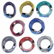 8pack 100 ft foot XLR male to female mic microphone cables powered speaker cords