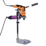 New Double-hole Electric Drill Holder/Stand Bench Press Power Tool Clamp Bracket