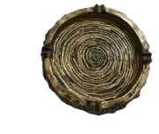 Large Ashtray Made? Made of Paper And Handmade Straw Straws
