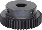 Brushless Motor Pinion Motor Gear,Step Miter 1 Module 46T 47T 48T 49 Teeth Spur Gear 45 Carbon Steel Pinion 8mm 10mm 12mm 15mm Bore High Frequency Quenching Gear spur Bevel(12mm Bore,47 Teeth)