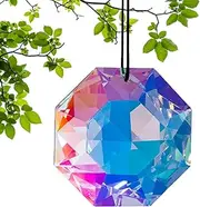 Crystal Sun Catcher Prisms - Colorful Crystals Prism Rainbow Maker | Sun Shine Catcher Prism for Home Garden Wedding Indoor Outdoor Decor