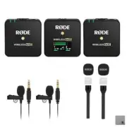 Rode Wireless Go II with 2 Rode Interview Go's and 2 Rode Lavalier Go's