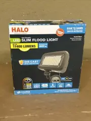 New HALO Floodlight Outdoor Integrated LED Weather Resistant Large Bronze Finish
