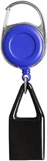 Blue Pants Lighter Clip, Retractable Lighter Belt, Anti Lost Retractable Keychain Belt,Leash for Fishing Hiking,Lighter Protective Cover for Camping