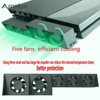 在飛比找蝦皮購物優惠-Arnelian 適用於 PS4 5-Fan Cooling