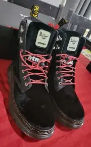 TARIK ATMOS ZIP VELVET & Leather DR MARTENS