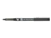 Pilot V5 Hi-Tecpoint Liquid Ink Rollerball Pen 0.5Mm Tip 0.3Mm Line Black Pack 1