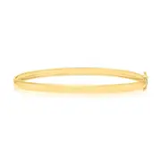 9ct Yellow Gold Silver Filled Bangle