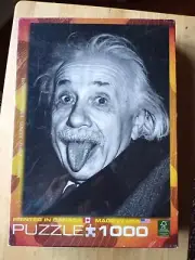 EUROGRAPHICS Albert Einstein Tongue 1000-Piece Puzzle *Sealed*