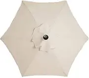 maxant Replacement Parasol Canopy, replacement parasol cover 2.7M/3M+6 Arms/8 Arms replacement parasol fabric cover for Garden Umbrella