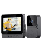 4.3" Monitor Wireless WiFi Video Doorbell Camera PIR Night Vision Intercom Cam