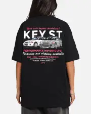 [KEY STREET] Key Street Dealership T-shirt Black - Size M M Black