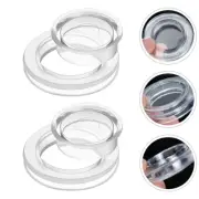 2 Sets Umbrella Hole Cover Beach Sunshade Table Umbrellas for outside Patio Ring