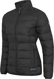 [URBAN BUCK] Womens Ellie Lightweight Black Packable Puffer Jacket