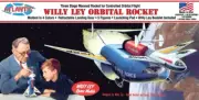 Atlantis 46 Willy Ley Orbital Rocket plastic model kit 1/193