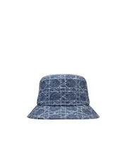 Teddy-D Cannage Small-Brim Bucket Hat 56,57 Cowboy blue/white