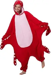 [Unpifolov] Octopus Pajamas Unisex Animal Jumpsuit Adult Cosplay Costumes