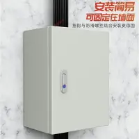 在飛比找樂天市場購物網優惠-佈線箱 電箱 電控箱 戶內室內加厚配電箱1.2厚控製布線電氣