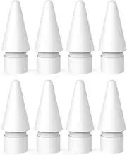 Leonids for Apple Pnecil Tips, Replacement Tips for Apple Pencil 2nd/1st iPad Pro Air Pencil Nibs, Durable Pen Sylus Tips (White)