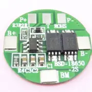 2 Cells 7.4V 2-4A Battery Protection Boards 2S 18650 Lithium BMS PCB
