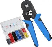 Ferrule Crimping Tool Kit Cold Crimped Wire Terminal Ferrule Crimper Plier AW