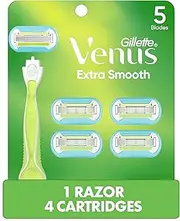 Venus Extra Smooth Women's Razor Handle + 4 Blade Refills