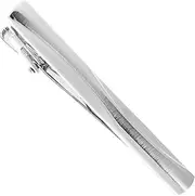 [WATIIFUFU] Tie Clips Silver Tie Clip Shirt Tie Clip Business Suit Tie Clip Regular Tie Clip Shirt Tie Bar Necktie Bar Tie Clip for Men Wedding Tie Bar Silver Tie Bar Wedding Tie Clip