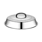 Round Dome Pot Lid Stainless Steel Cheese Plate Lid Pot Cover Wok