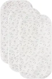 3 Pack Larger Softer Changing Pad Liners Waterproof Cotton Flannel Washable Reusable Changing Table Cover Liners Baby Diaper Changing Mat Sheet 11.8x23.6 inch