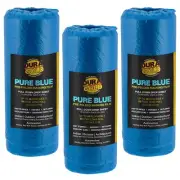 48" Wide x 88' Long Roll of Pure Blue Pre-Folded Making Film, 3 Pack - Oversp...