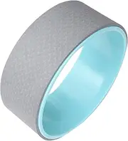 UPKOCH Yoga Wheel for Backbends Slip Fitness Circle Essential Yoga Training Tool for Thighs Arms Chest Durable Grey Blue Design for Workouts